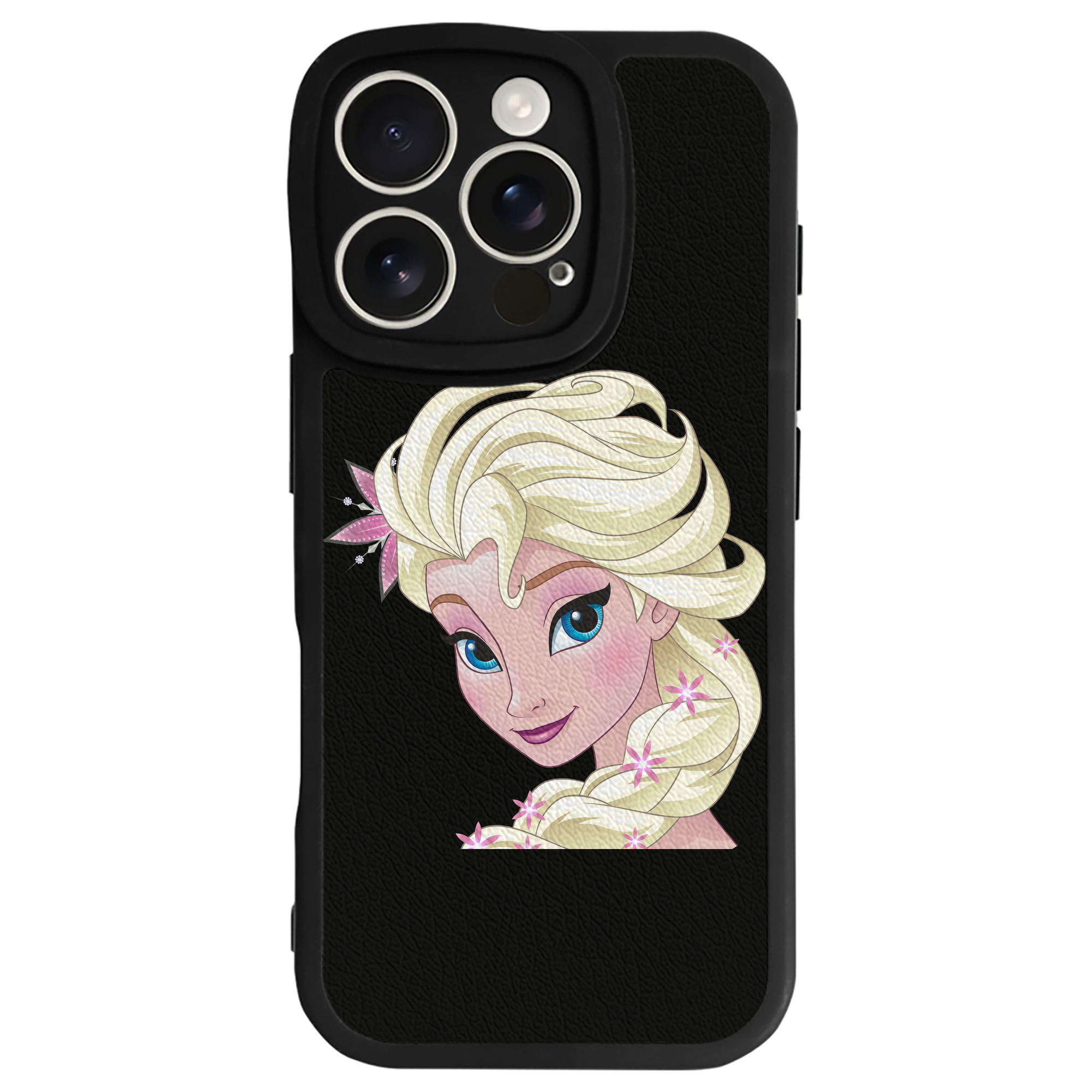 （画像用） アナと雪の女王 アンナ エルサ Frozen Anna Elsa 【iPhone 16シリーズ対応】シリコンスマホケース（レザー調） 材質：シリコン